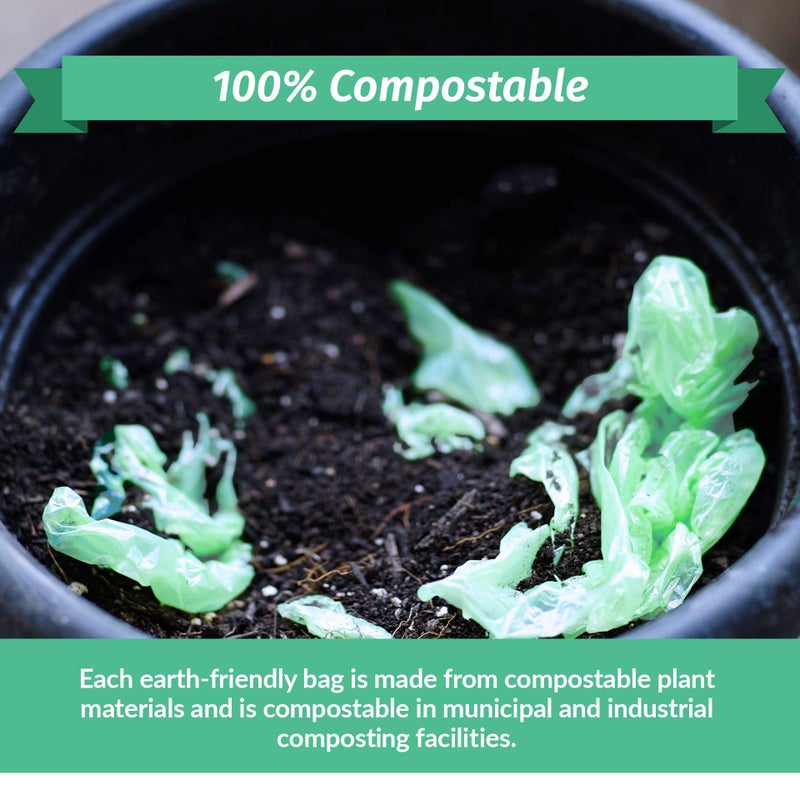 Reli. Compostable 16-25 Gallon Trash Bags | 50 Count | ASTM D6400 | Green | Eco-Friendly | For Compost - Image 2